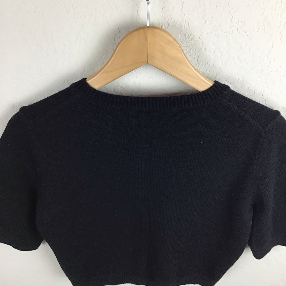 Michael Kors Collection Cardigan Cashmere Shrug Sweater - Picture 4 of 7